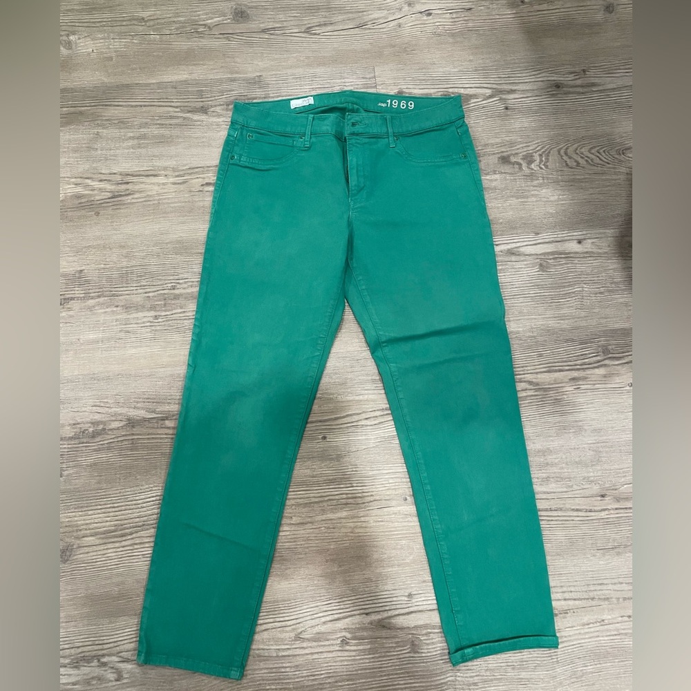 Green skinny Jeans